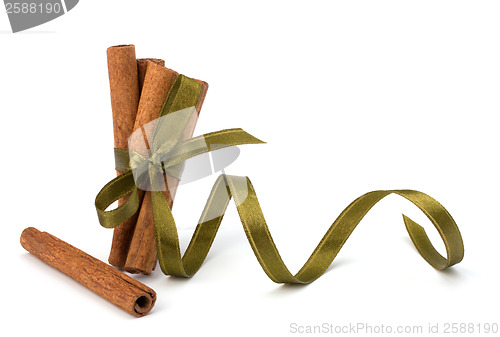 Image of Festive wrapped cinnamon sticks 