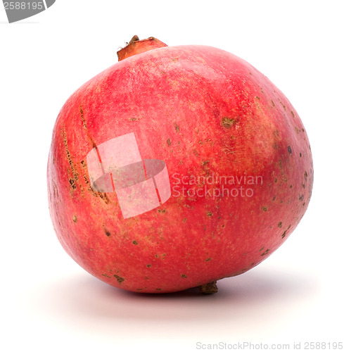 Image of pomegranate isolated on white background
