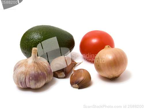 Image of vegetable isolated on white