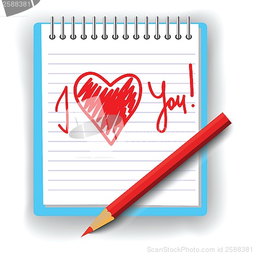 Image of red pencil