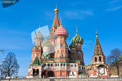 Image of Saint Basil Cathedral  in Moscow