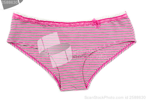 Image of Colored women's striped panties