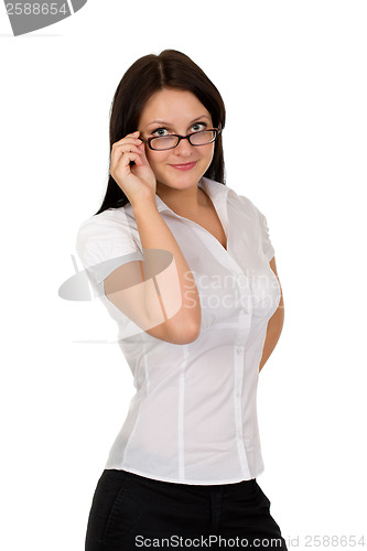 Image of business woman in glasses