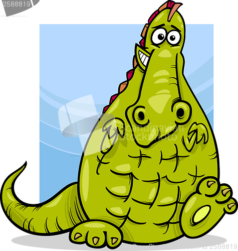 Image of cartoon dragon funny fantasy character
