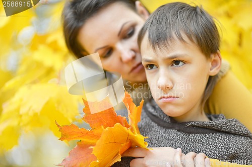 Image of Mother with a boy