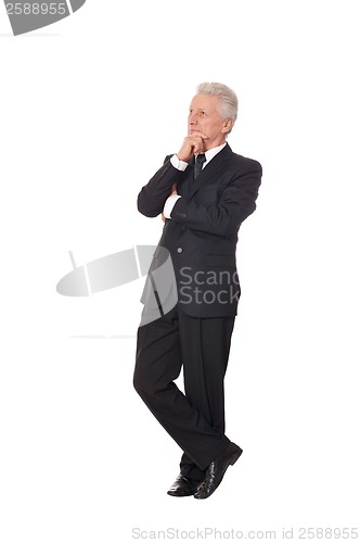 Image of Thoughtful businessman