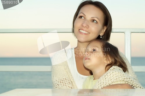 Image of Woman with a young daughter