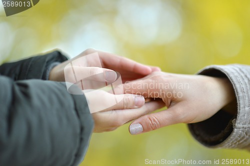 Image of Two hands together