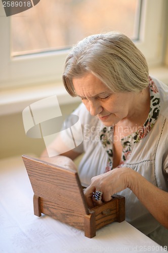 Image of Portrait of a senior woman