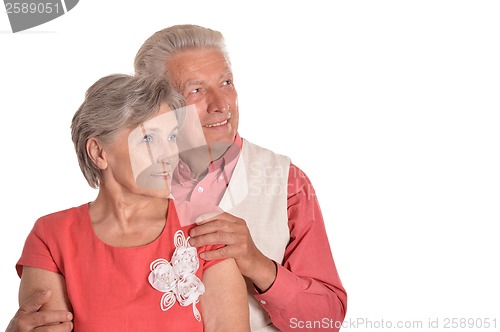 Image of Portrait of a happy middle-aged couple