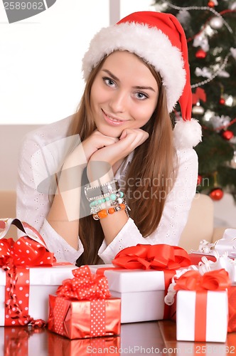 Image of Girl celebrating New Year