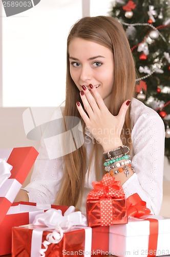 Image of Girl celebrating New Year