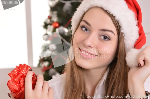 Image of Girl celebrating New Year