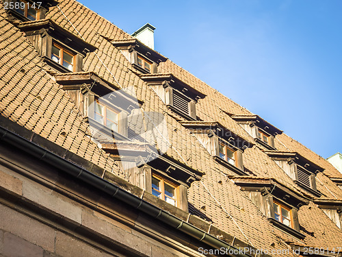 Image of Roof of Nuremberg house