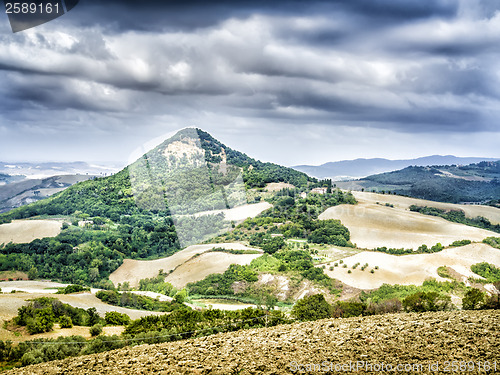 Image of Landscape with hill Tuscany