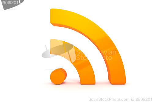 Image of rss sign background