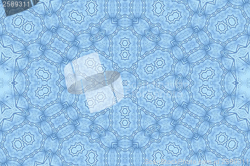 Image of Blue background with abstract foam pattern