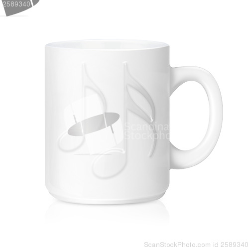 Image of White ceramic mug