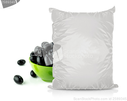 Image of White Blank Foil Food Bag