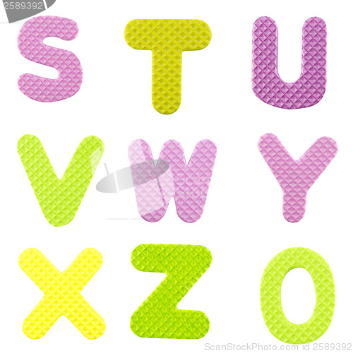 Image of Letters from S to Z