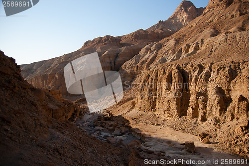 Image of Mountains in stone desert nead Dead Sea