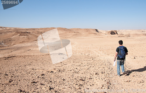 Image of Tourists in judean desert