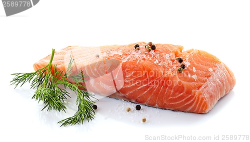 Image of fresh raw salmon