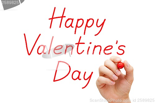 Image of Happy Valentines Day Red Marker