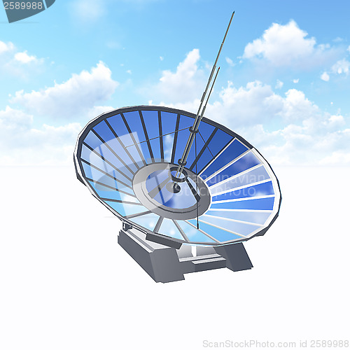 Image of Satellite Dish with clipping path