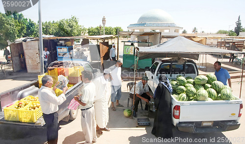 Image of Street market in Bir Al Huffay