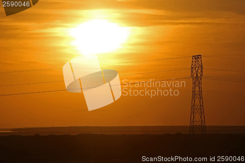 Image of Power transmission tower