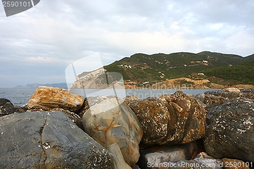 Image of Rocks and sea