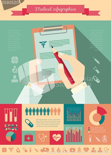 Image of Medical Infographic Template.