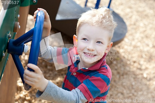 Image of kid at the playround