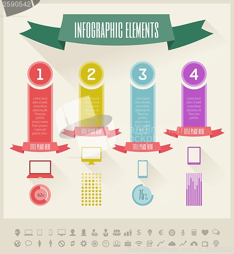 Image of IT Industry Infographic Elements