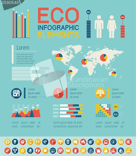 Image of Ecology Infographic Template.