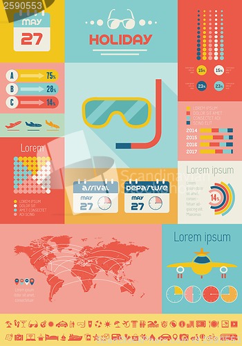 Image of Travel Infographic Template.