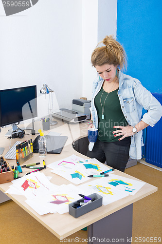 Image of Creative designer at work