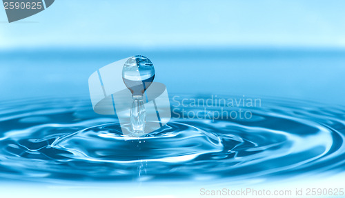 Image of Drop in water