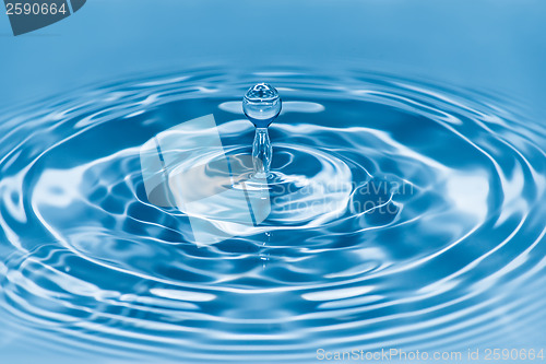 Image of Drop in water