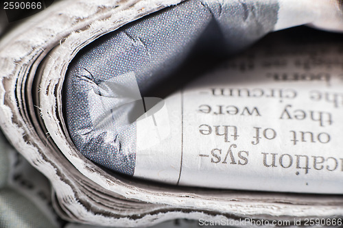 Image of Pile of newspapers