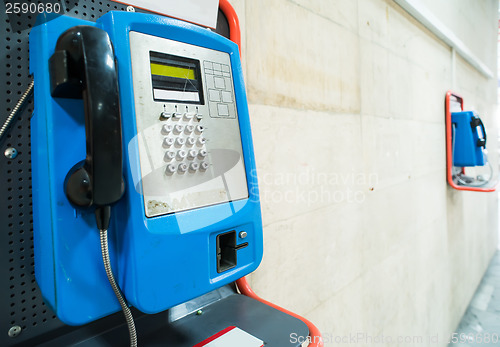 Image of Pay phone on stand