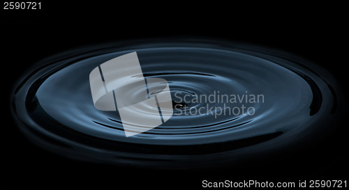 Image of Waterdrops in darkness