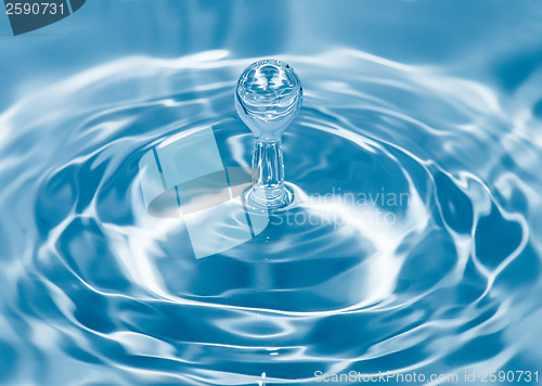 Image of Drop in water