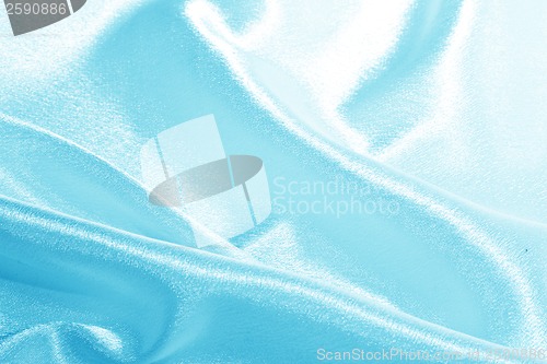 Image of Blue silk