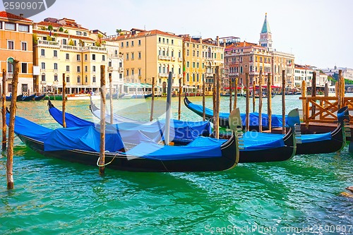 Image of Gondolas in Venice