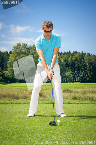 Image of golf player