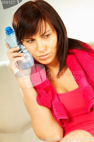 Image of Girl with bottle