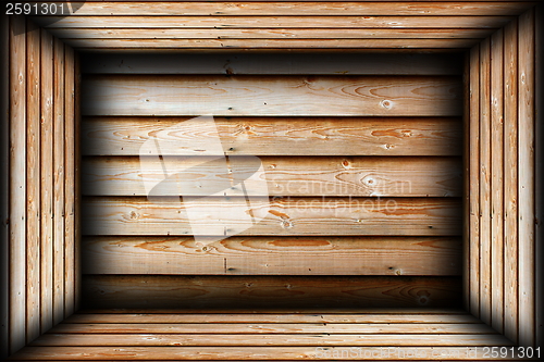 Image of brown wood finished interior background