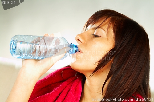 Image of Girl with bottle